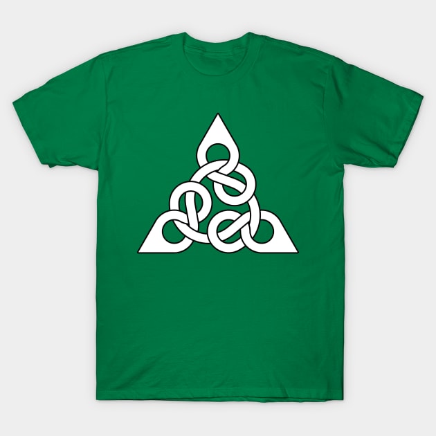 Figure Eight Endless Knot Triangle T-Shirt by taiche